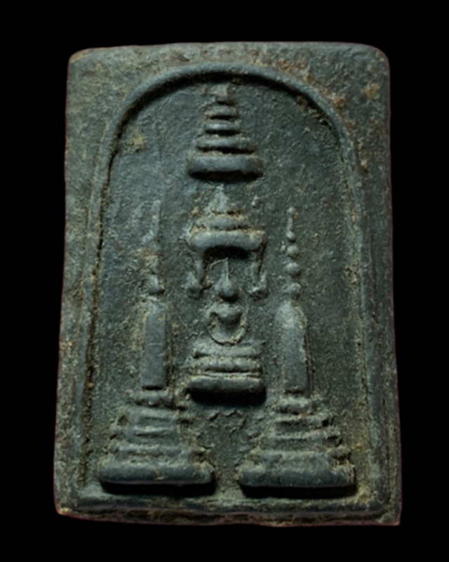 สมเด็จทรงเจดีย์ข้างฉัตร วัดชิโนรส พ.ศ. 2512ลพ.พ่อพรหม ลป.โต๊ะ ลพ.กวย ลป.สุข วัดโพธิ์ทรายทองร่วมปลุกเ