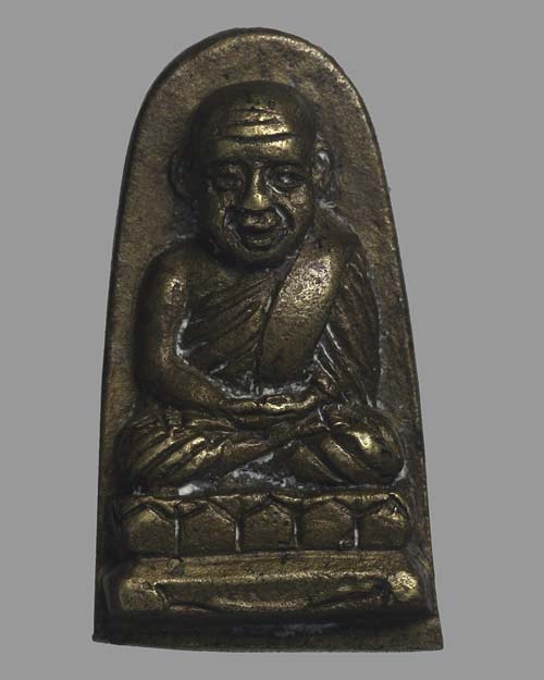 หลวงพ่อทวด หลังเตารีด รุ่นชนะภัย เนื้อสัมฤทธิ์ วัดถลุงทอง ปี 2539