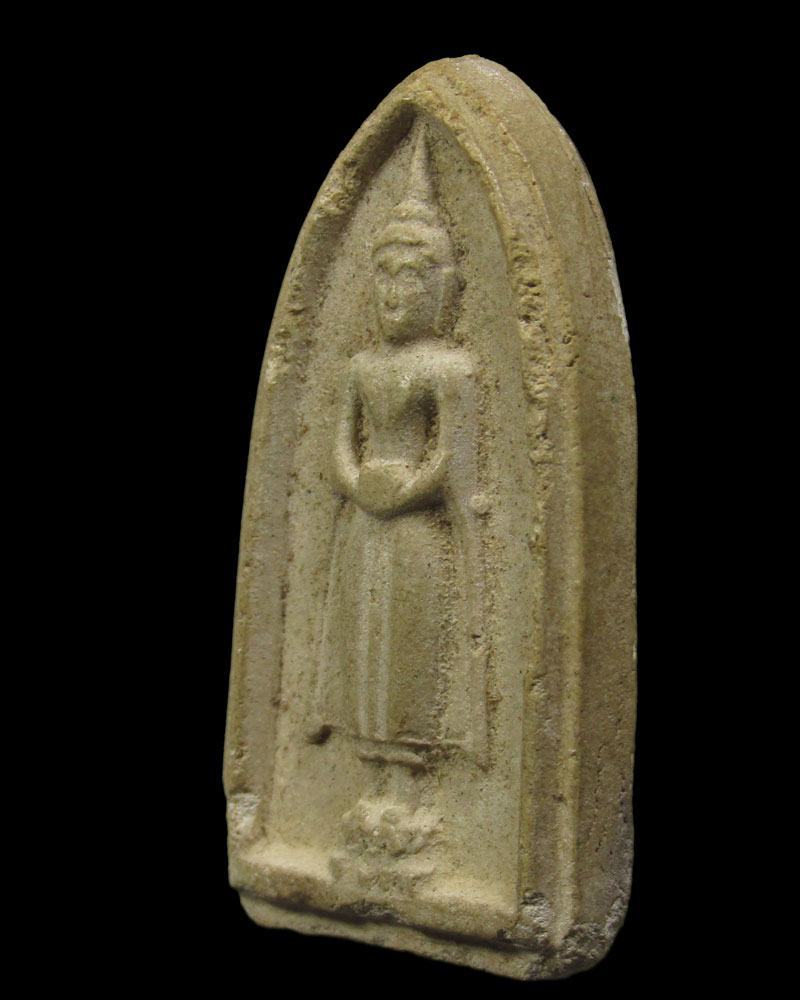 ผงหลวงพ่อวัดบ้านแหลมพิมพ์หัวเรือบด ปี 2514 วัดเพชรสมุทร จ.สมุทรสงคราม