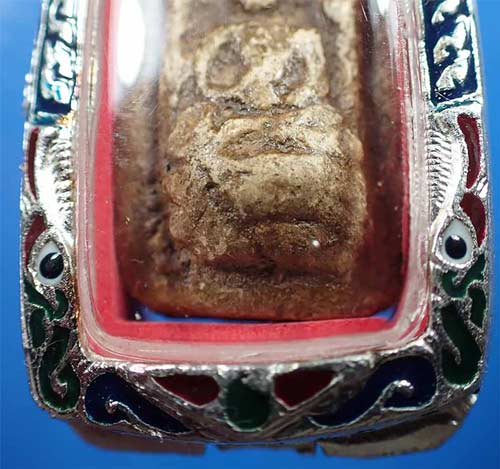 หลวงปู่ศุข ปากคลองมะขามเฒ่าปลุกเสกเมื่อ พ.ศ.๒๔๖๐+บัตรรับรองพระแท้*163