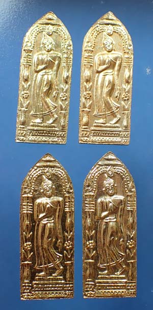 พระลีลากำแพงนิ้ว หลวงพ่อขอม วัดไผ่โรงวัว สุพรรณ พ.ศ.๒๕๐๕ จำนวน 3 องค์*169