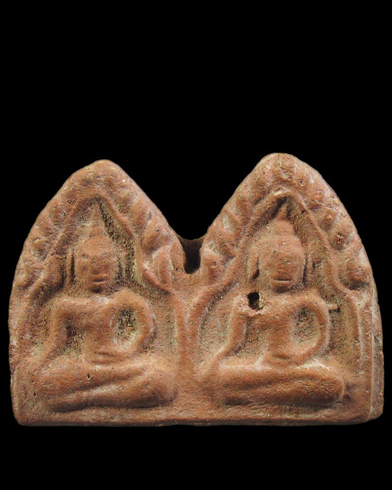 พระขุนแผนพลายคู่เล็ก วัดบ้านกร่าง สุพรรณบุรี รุ่นปลัดทวี