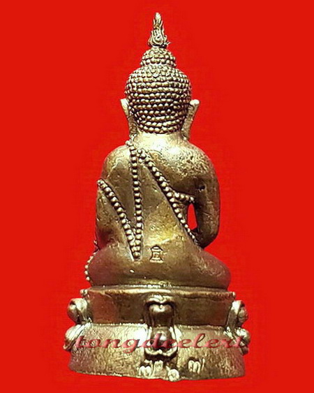 พระกริ่งมิ่งมงคลกาญจน์ ปางสะดุ้งกลับชนะมาร ประทานทรัพย์ จ.กาญจนบุรี