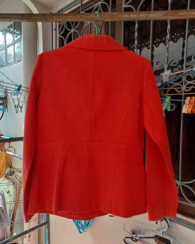 เสื้อสูทผ้าฝ้ายผู้หญิงไหล่ 15 รอบอก 36 รอบเอว 34 แขนยาว 22.5