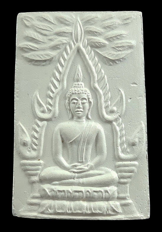 พระผงพิมพ์ปรกโพธิ์ท่าเรือ หลวงปู่จันทร์ วัดทุ่งเฟื้อ จ.นครศรีธรรมราช รุ่นไตรมาส ปี28 