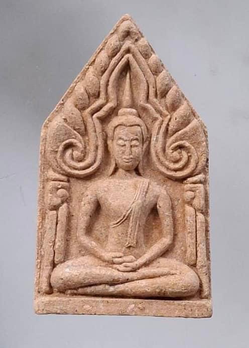 พระขุนแผนทรงพล เนื้อผงว่าน หลวงปู่แผ้ว ปวโร วัดรางหมัน จ.นครปฐม ปี2554 ออกสำนักสงฆ์ศรีประจันต์