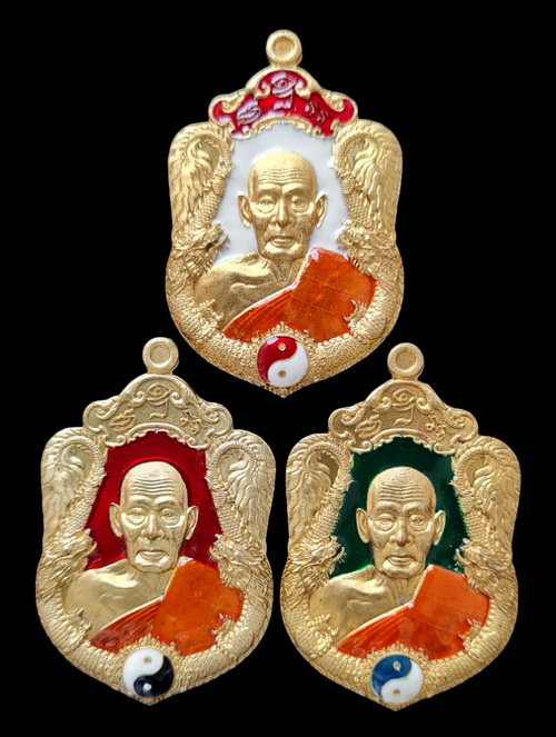 เคาะแรกแดง..มังกรพันล้าน หยิน - หยาง ๖๓..ทองทิพย์ลงยา ๓ เหรียญ..ลพ.พัฒน์ วัดห้วยด้วน นครสวรรค์