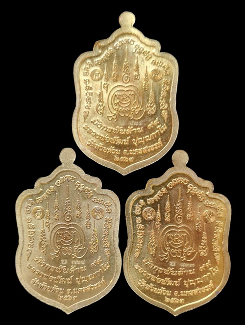 เคาะแรกแดง..มังกรพันล้าน หยิน - หยาง ๖๓..ทองทิพย์ลงยา ๓ เหรียญ..ลพ.พัฒน์ วัดห้วยด้วน นครสวรรค์