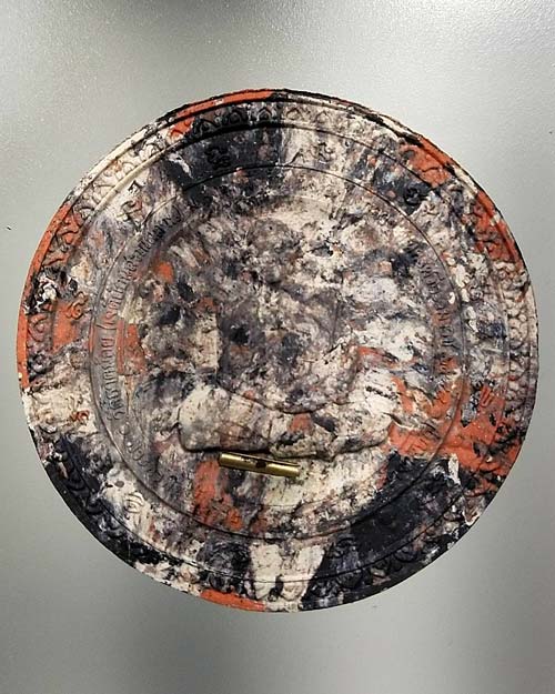 พระเนื้อผงว่านกลมพ่อท่านคล้าย พ่อท่านนวล วัดไสหร้า ฝังตะกรุด