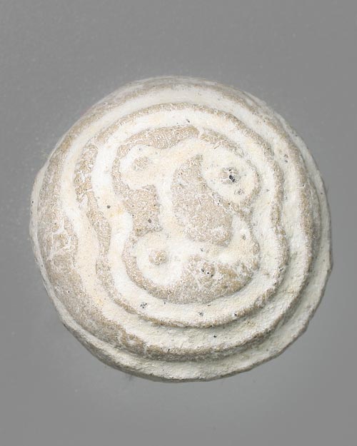 พระเม็ดกระดุมรุ่นแรกกดมือ อาจารย์เนียม วัดบางไทร