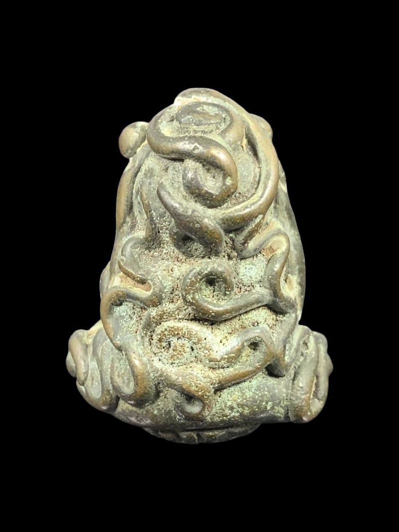 พระปิดตายันต์ยุ่ง เนื้อสัมฤทธิ์ สนิมโลหะได้อายุ เก่าสวย ไม่แพงครับเคาะเดียว