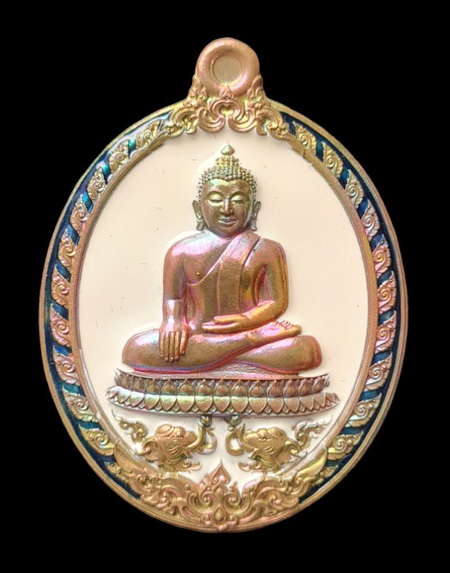 .ลพ.สำเร็จศักดิ์สิทธิ์ รุ่นบันดาลทรัพย์ ๖๓..เทวฤทธิ์ลงยาขาว # ๓๖๘..วัดหนองสะเดา จ.สระบุรี