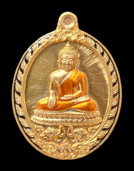 .ลพ.สำเร็จศักดิ์สิทธิ์ รุ่นบันดาลทรัพย์ ๖๓..สัมฤทธิ์ลงยาดำ # ๑๘๗๓..วัดหนองสะเดา จ.สระบุรี