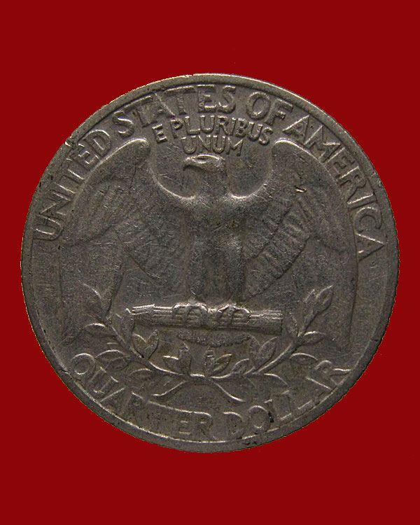 เหรียญ LIBERTY UNITED STATES OF AMERICA E PLURIBUS UNUM QUARTER DOLLAR IN GOD WE TRUST 1965