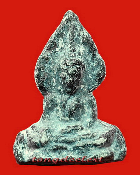 พระท่ากระดานพิมพ์ปรกโพธิ์ หลวงพ่อนารถ วัดศรีโลหะราษฎร์บำรุง จ.กาญจนบุรี ยุคแรก สวยมากค่ะ