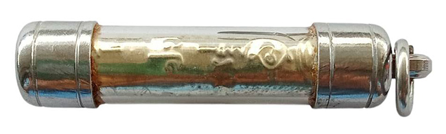 แผ่นทองเหลืองม้วนใส่หลอด ไม่ทราบที่ เคาะเดียว