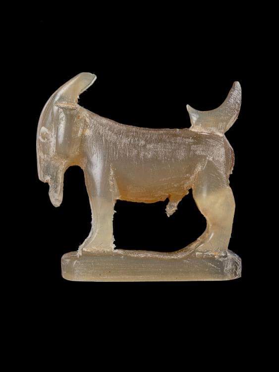 แพะรับโชค รุ่นแรก เจ้าคุณอ่าง สิริจนฺโท วัดใหญ่สว่างอารมณ์ จ.นนทบุรี เนื้อเขาควายเผือก จารยันต์ 