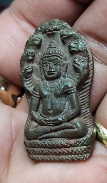 หลวงปู่ม่น112 ปรกกันภัย หลวงปู่ม่น วัดเนินตามาก จ.ชลบุรี ปี ๒๕๓๖