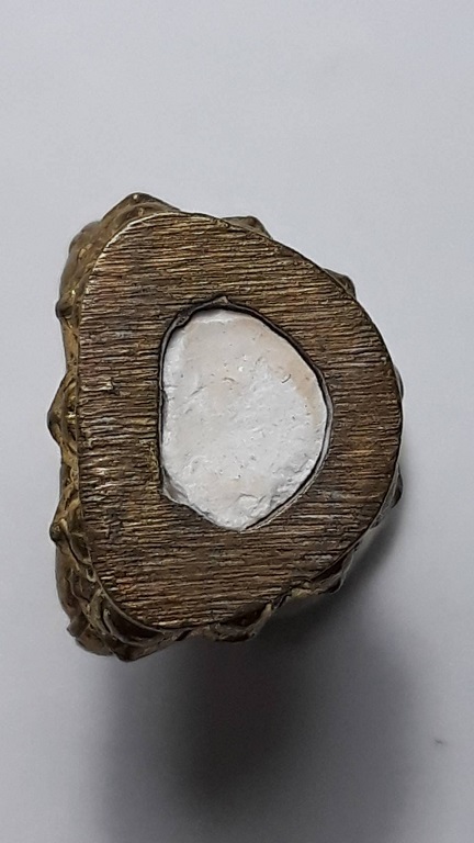 พระปิดตาหลวงพ่อหยอด วัดแก้วเจริญ สมุทรสงคราม ก้นอุดผง