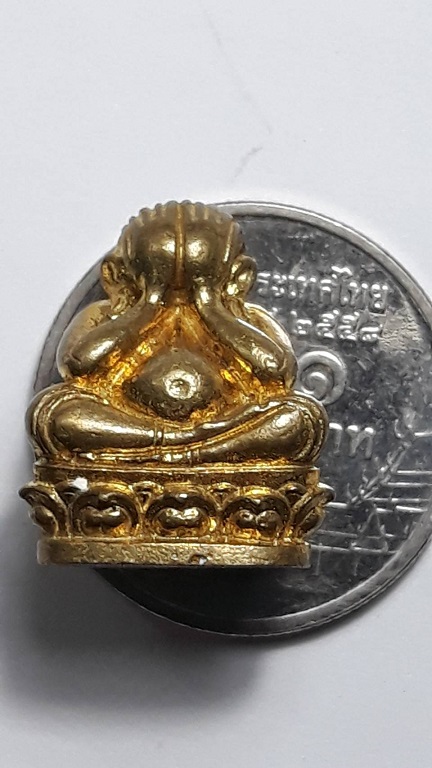 พระปิดตาหลวงพ่อหยอด วัดแก้วเจริญ สมุทรสงคราม ก้นอุดผง