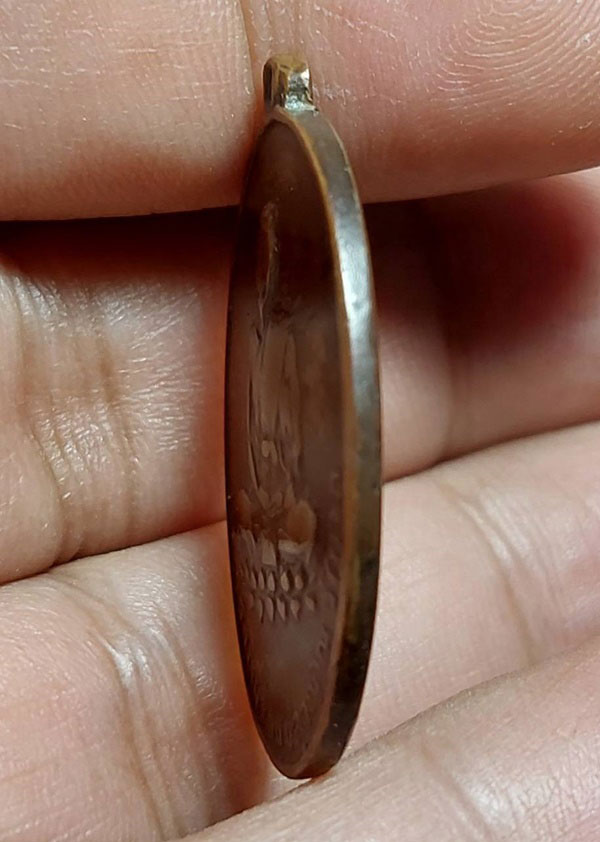 เหรียญรุ่นแรก หลวงพ่อมิ่ง วัดกก กทม. ปี 2489