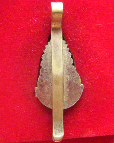 แหนบหลวงพ่อรักษ์ วัดน้อยแสงจันทร์ สมุทรสงคราม เนื้อกะไหล่เงิน ลงยา