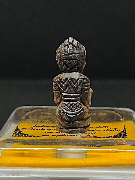 หนุมานไม้พยุงแกะ พิมพ์หน้าโขน รุ่น ครบ 7 รอบ หลวงพ่อแสวง วัดลาดปลาดุก นนทบุรี