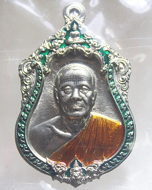 A515หลวงพ่อทอง สุทธสีโล วัดบ้านไร่ เหรียญเสมา รุ่นเจ้าสัวพันล้าน เนื้ออัลปาก้า ลงยา สภาพสวยๆเดิม พร้