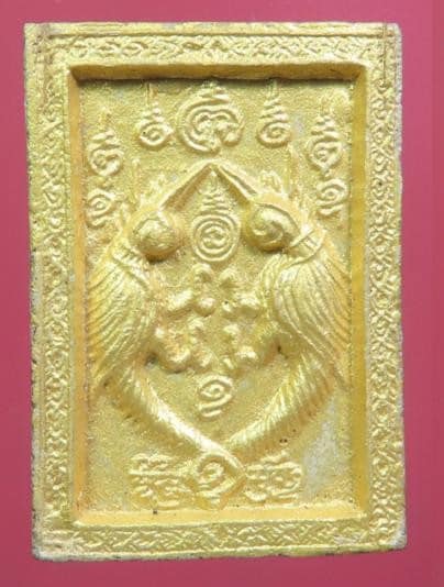 เทพจำแลงภมร ครูบากฤษณะ สำนักสงฆ์เวฬุวัน นครราชสีมา เนื้อผงทาทอง ฝังตะกรุด