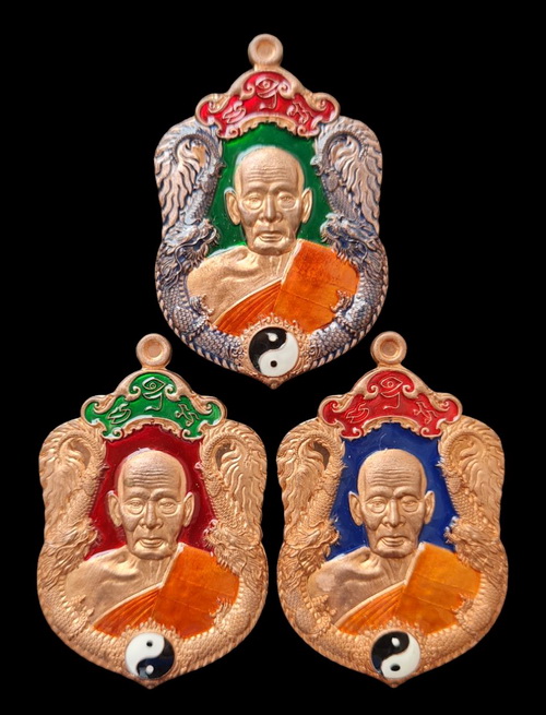 เคาะแรกแดง..มังกรพันล้าน ๖๓..ทองแดงลงยา รวม ๓ เหรียญ..ลพ.พัฒน์ วัดห้วยด้วน จ.นครสวรรค์