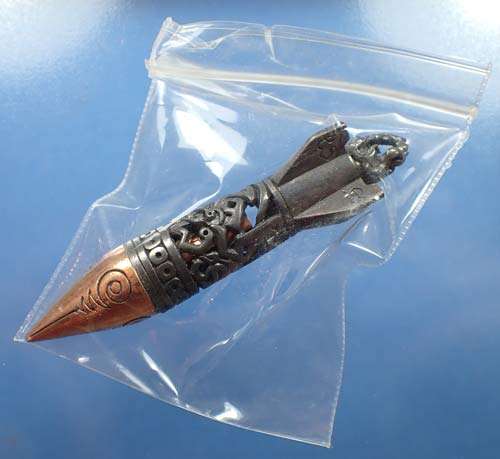 เครื่องรางยุคใหม่ จรวดเงินล้านพ่อท่านล้าน วัดขนาย สุราษฎร์ธานี ศิษย์ ทอ.สร้าง*89