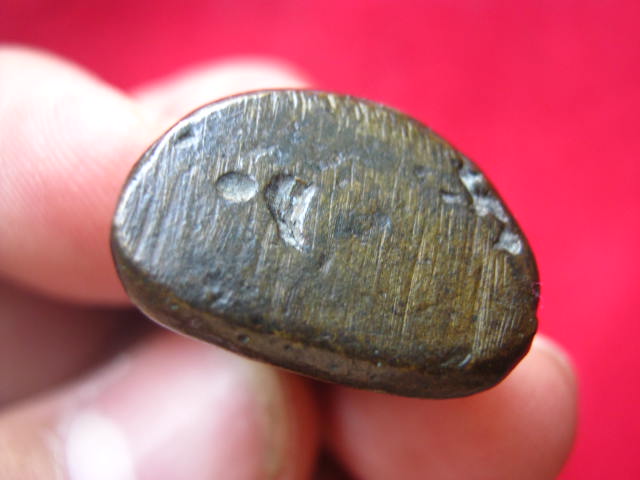 รูปหล่อหลวงพ่อเงิน วัดบางคลาน พิจิตร รุ่นปืนแตก ปี 2528 เนื้อโลหะเก่า พิธีเยี่ยม