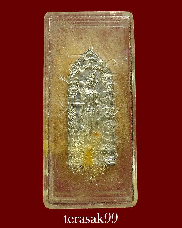 พระลีลากำแพงนิ้ว ลพ.ฑูรย์ วัดโพธิ์นิมิตร ตลาดพลู กทม. เนื้อชินเก่า กล่องเดิมจากวัด(7)