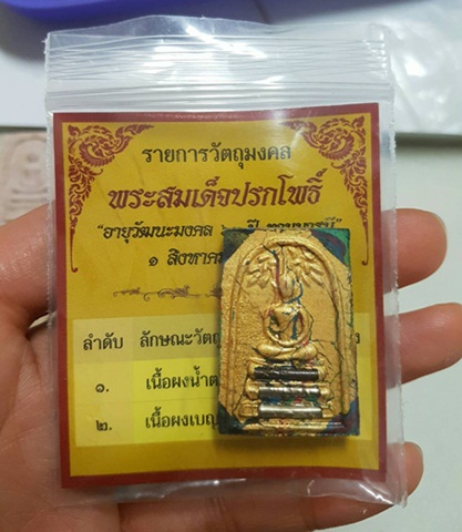 พระผง พระสมเด็จปรกโพธิ์ ครูบากฤษณะ อินทวัณโณ อายุวัฒนะมงคล 60 ปี ทานบารมี ปี 2557