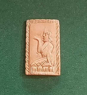 พระปิดตางาแกะหลังนางกวักเก่ามีอายุมาก