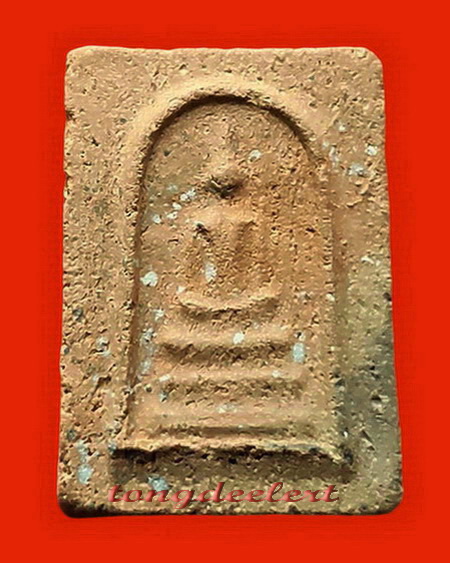 พระสมเด็จเนื้อดินเผา หลวงปู่ดี วัดเทวสังฆาราม(วัดเหนือ) จ.กาญจนบุรี ปี 2481 หายาก สวยมากค่ะ