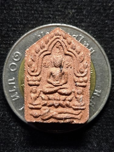 วัดหูช้าง นนทบุรี พระผงขุนแผน หลวงปู่ตี๋  พรายห้าร้อยนาง หลังยันต์นะอกแตก  พิมพ์เล็ก 2557