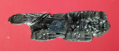 สิงห์มหามงคล หลวงพ่อเพี้ยน วัดเกริ่นกฐิน ลพบุรี ปี 2548 เนื้อทองแดงรมดำ