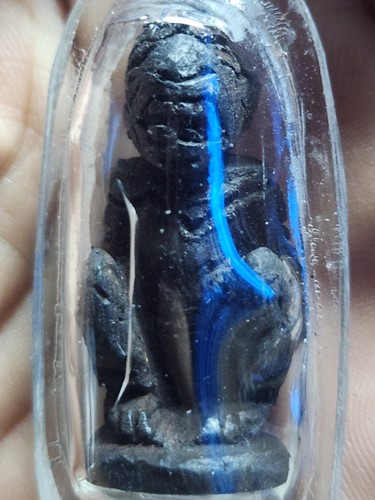 วัดพระทรง จ.เพชรบุรี หนุมานแกะ  หลวงพ่อแล ไม้พยุง ปี 39 ฐานจาร อุ