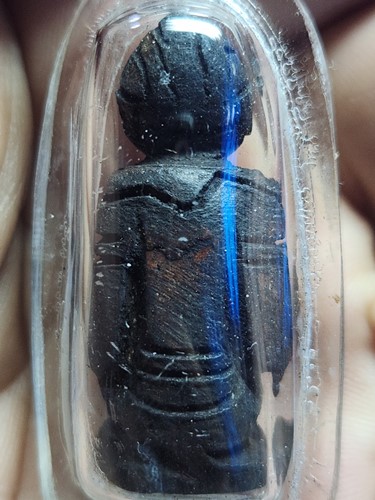 วัดพระทรง จ.เพชรบุรี หนุมานแกะ  หลวงพ่อแล ไม้พยุง ปี 39 ฐานจาร อุ