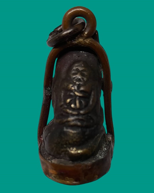 เสือหลวงพ่อปาน วัดมงคลโคธาวาส (วัดบางเหี้ย) จ.สมุทรปราการ ปี 2527 เนื้อนวะโลหะ