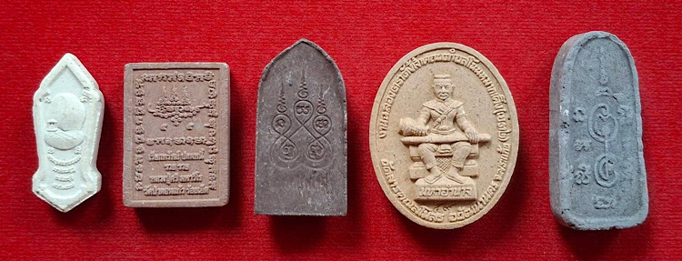 พระผงพระสิวลี โชคลาภ คละที่ จำนวน5องค์