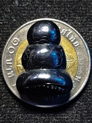 วัดหลุมดิน จ.ราชบุรี พระปิดตา หลวงพ่อปล้อง อนุสรณ์ ๑๐๙ ปี  รุ่นสอง ปี ๒๕๓๖ เนื้อเมฆพัตร์  มีจาร