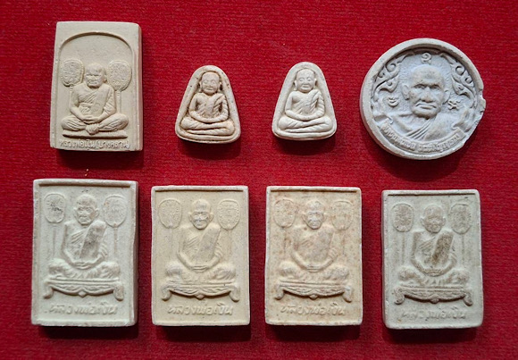 พระผงหลวงพ่อเงิน วัดบางคลาน จ.พิจิตร จำนวน8องค์