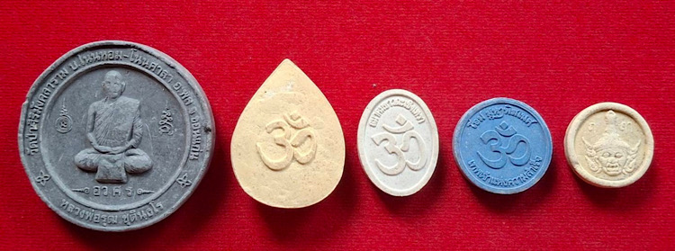 พระผงพระพิฆเนศ เทพแห่ความสำเร็จ คละที่ จำนวน5องค์