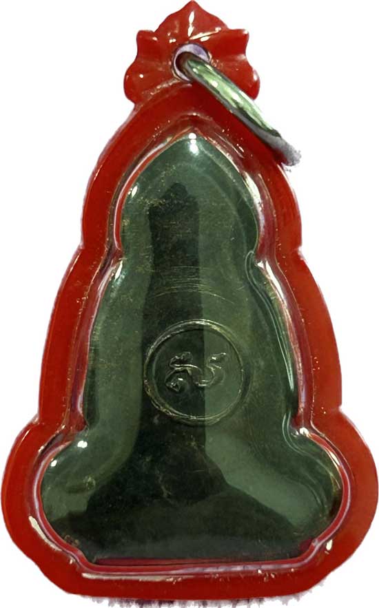 พระเทริดขนนก ค่ายอดิศร ปี14 เนื้อทองแดงรมดำ ค่ายอดิสร สระบุรี 