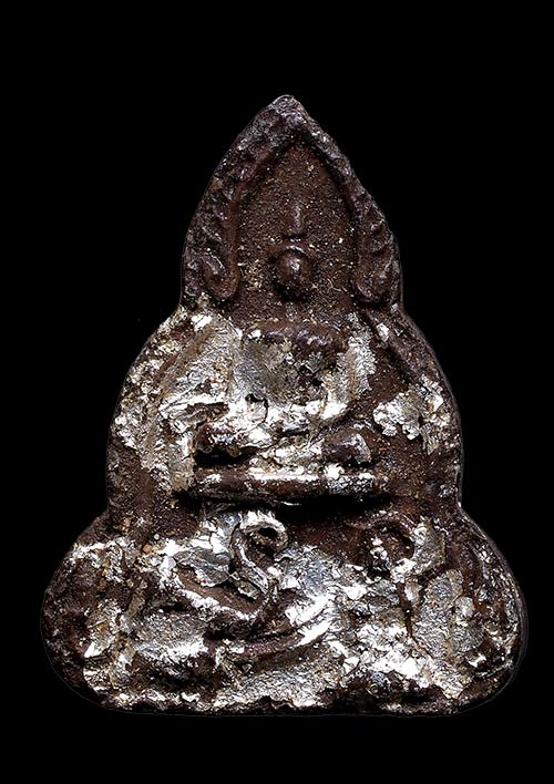 ถูกสุด สะดุดใจ..พระปรมัตถ์ช้างน้อยหลวงปู่ผินะ วัดพระสนมลาว จ.สระบุรี ปี 249... เนื้อดำ สวย