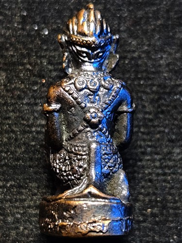 วัดบุญฤทธิ์ นครราชสีมา หนุมานนั่งแท่น หลวงพ่อจอน ปลุกเสก 1พรรษา ปี2555