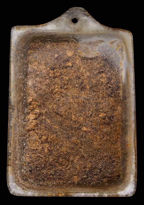 ถูกสุด สะดุดใจ..พระสมเด็จ ไม่ทราบที่ เนื้อผงชานหมาก เลี่ยมเก่า 