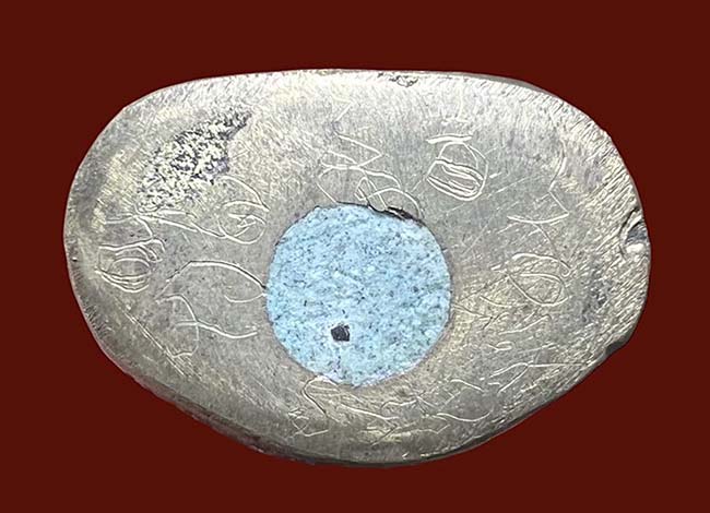 รูปหล่อประสานมือ อุดผง รอยจารใต้ฐาน หลวงพ่อสง่า วัดหนองม่วง ราชบุรี